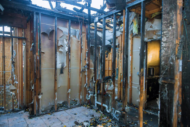 Professional Smoke Damage Restoration technician working in Flemington, NJ
